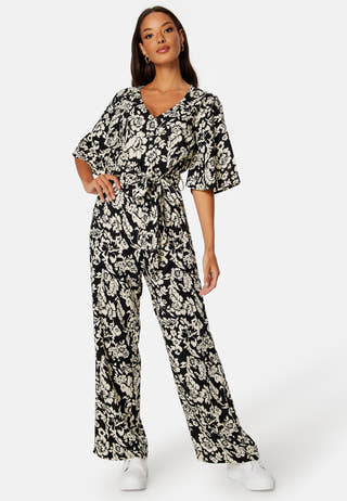 Mollie butterfly sleeve jumpsuit