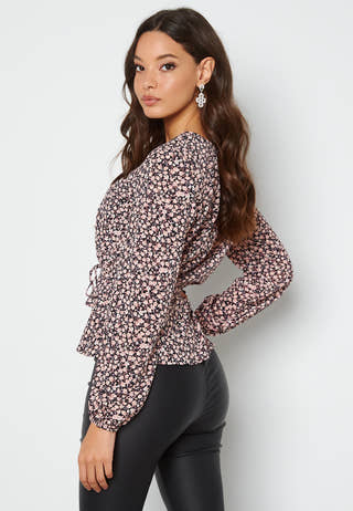 Polina wrap blouse