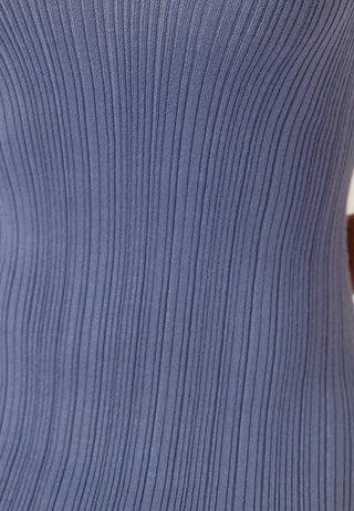 Rib Sculpted Knitted Dress