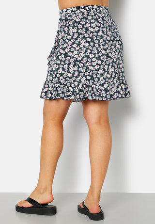 Sandy short frill skirt