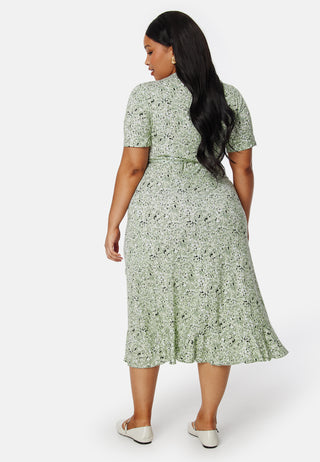 Frill S/S Wrap Dress