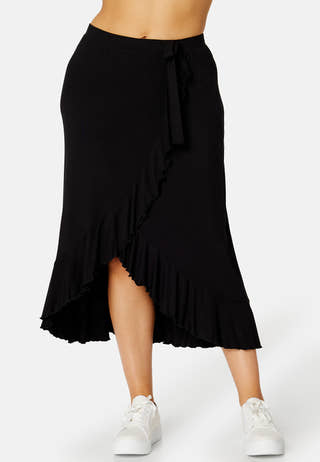 Frill Wrap Skirt