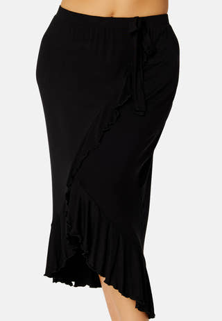 Frill Wrap Skirt