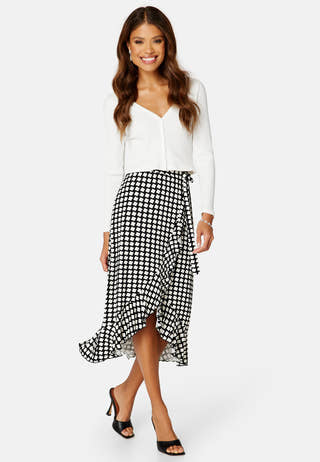 Frill Wrap Skirt