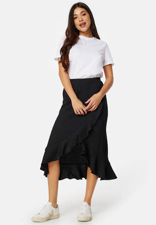 Frill Wrap Skirt