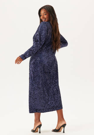 Sequin Long Midi Dress