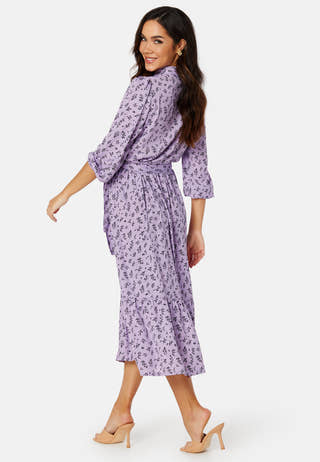 Serene puff sleeve dress