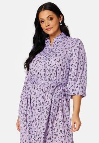 Serene puff sleeve dress