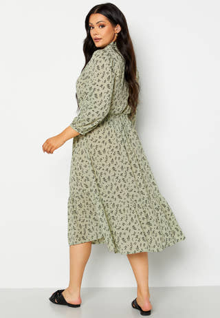 Serene puff sleeve dress