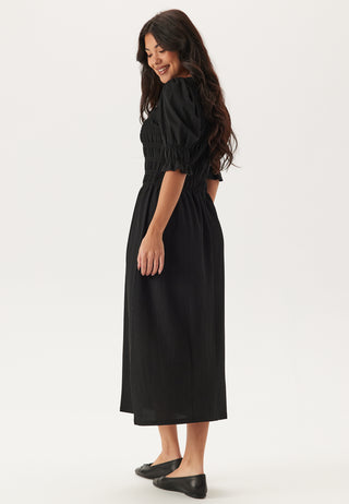 Short Sleeve Smock Dress