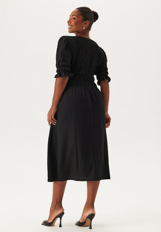 Short Sleeve Smock Dress