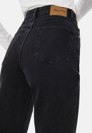 High Straight Ankle Jeans