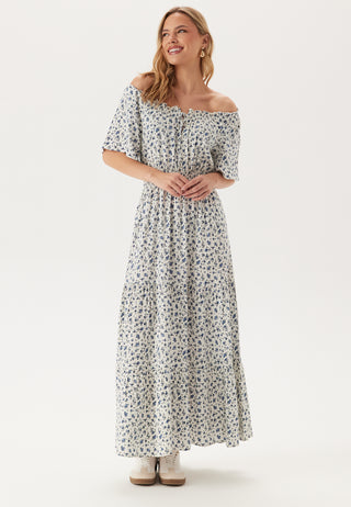 Smock Maxi Viscose Dress