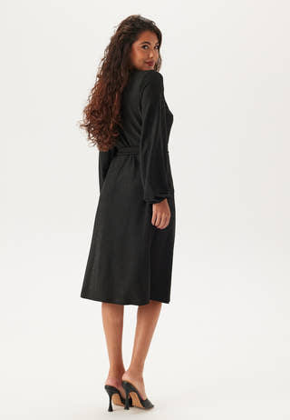 Sparkling Midi Wrap Dress