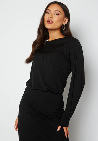 Stella o-neck midi dress