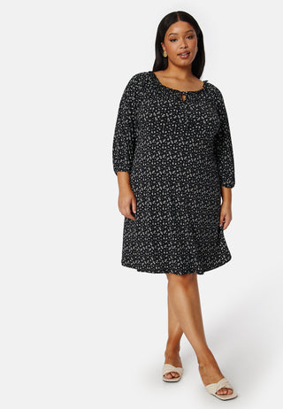 Soft Puff Sleeve Dress