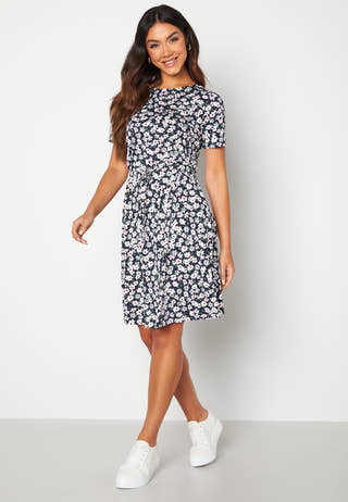 Tova short sleeve drawstring dress