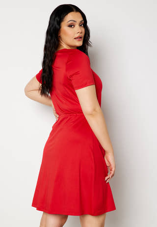 Tova short sleeve drawstring dress