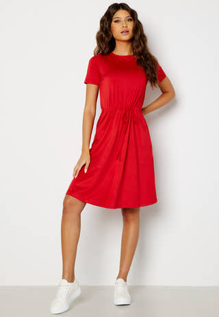 Tova short sleeve drawstring dress