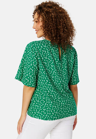 Tris butterfly sleeve  blouse