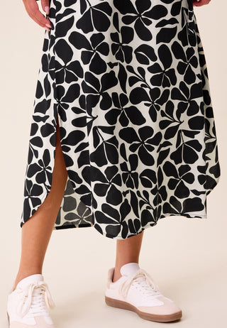 V-neck Viscose Dress