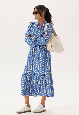 Viscose Long Sleeve Dress
