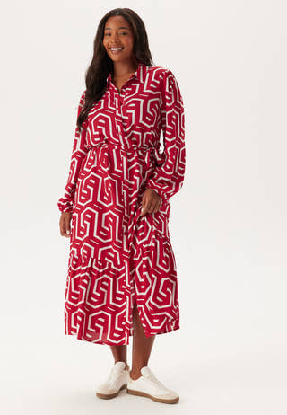 Viscose Long Sleeve Dress