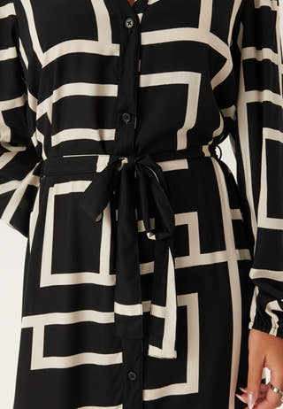 Viscose Long Sleeve Dress