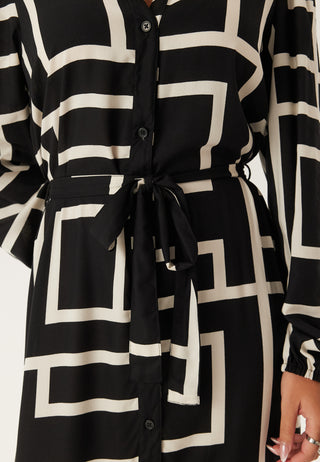 Viscose Long Sleeve Dress