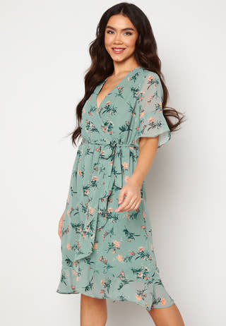 Wendy fake wrap dress