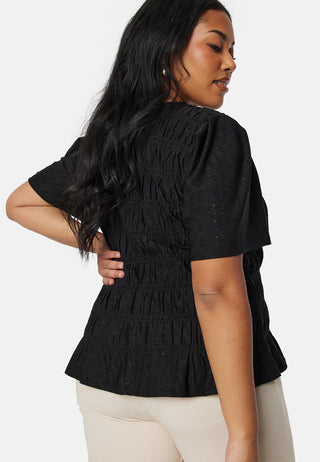 Short Sleeve Smock Top