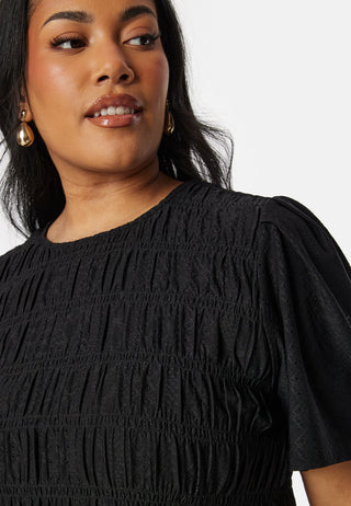 Short Sleeve Smock Top