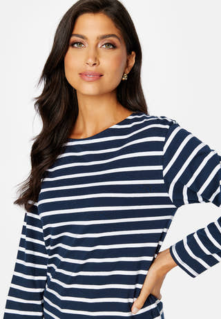 Yulia striped top