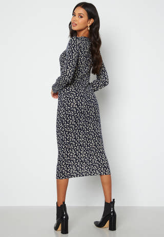 Ziva twisted midi dress