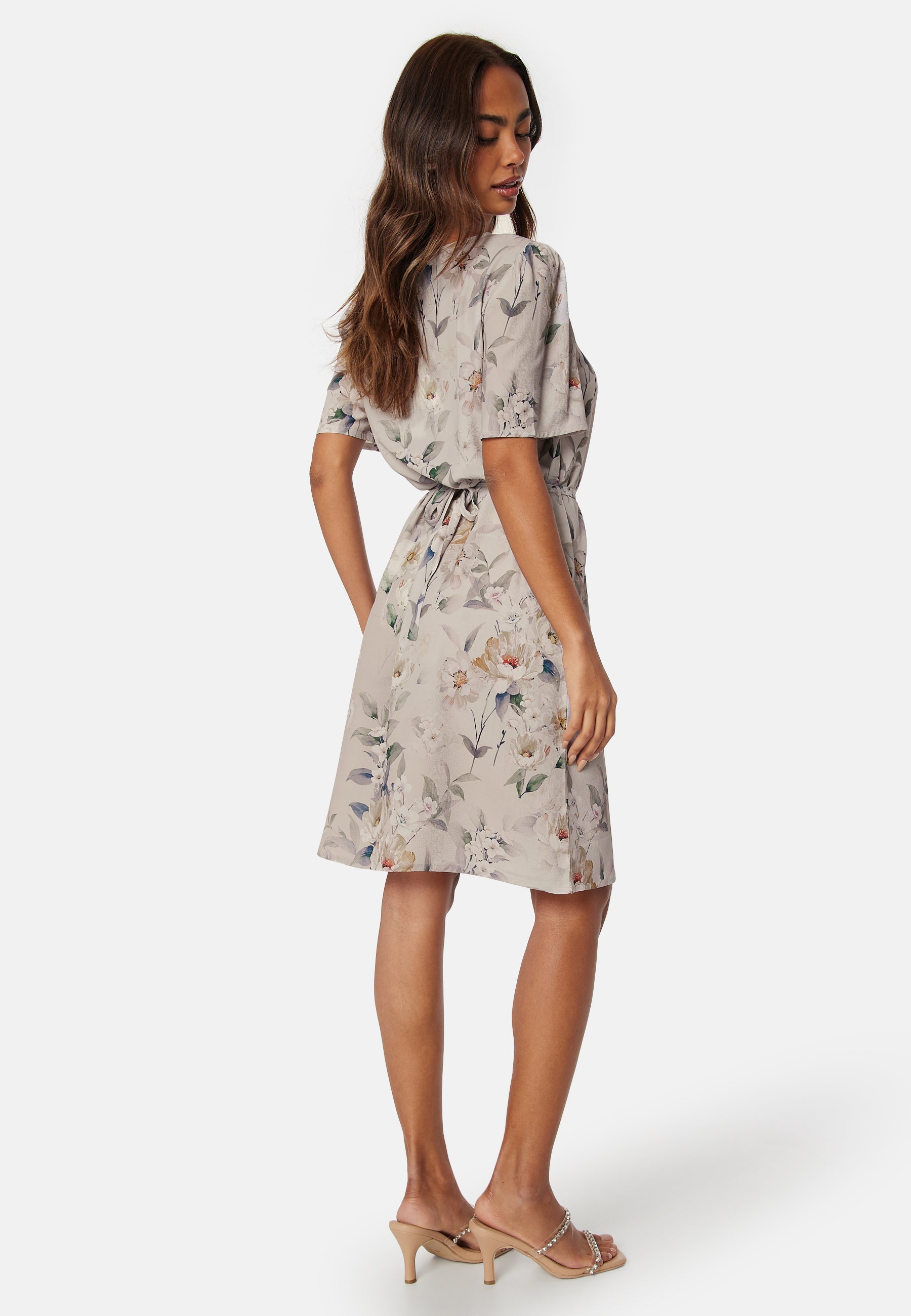 Ida sjstedt Maya Dress campaign-outlet Grey / Floral Ida sjstedt Maya Dress campaign-outlet Grey / Floral