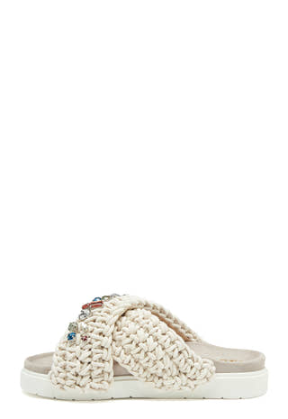 Slipper Woven Stones