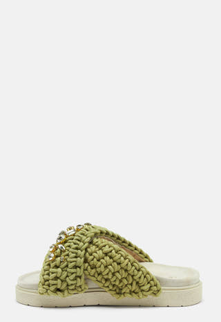 Slipper Woven Stones