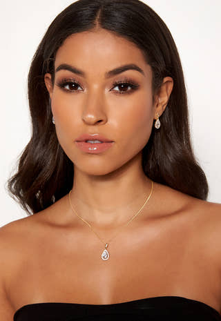 Belmont Gold Pendant Set