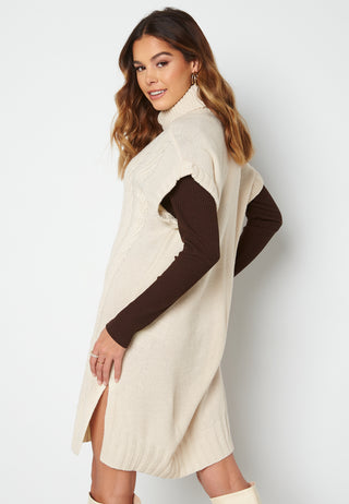 Fara Roll Neck Cable Vest