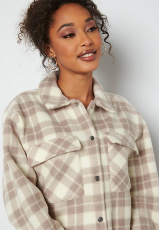 Holly Check Short Shacket