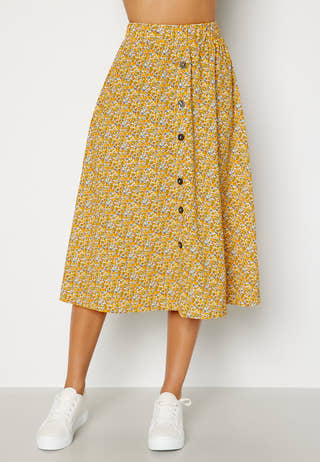 Lotus Button Skirt