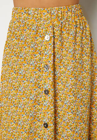 Lotus Button Skirt