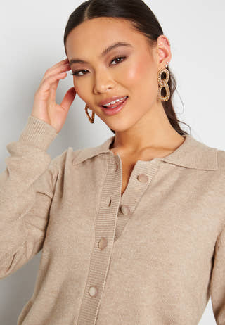 Marco L/S Collar Cardigan
