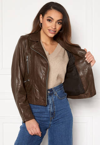 Kaley Leather Biker
