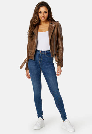 Rachel Leather Biker