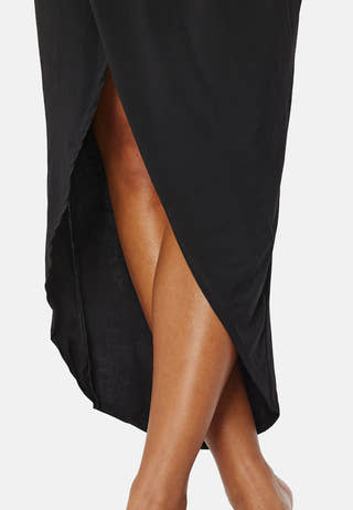 Kimono Sleeve Rouch Dress