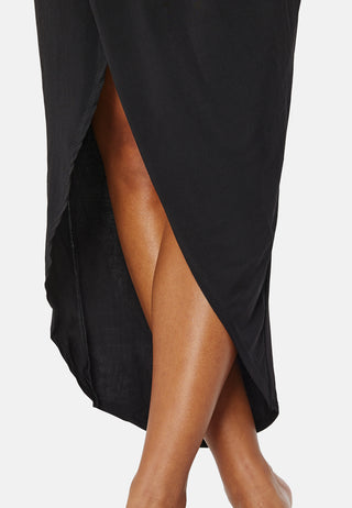 Kimono Sleeve Rouch Dress