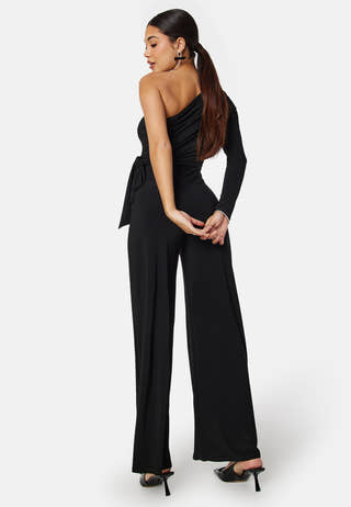 Long Sleeve One Shoulder Jumpsuit