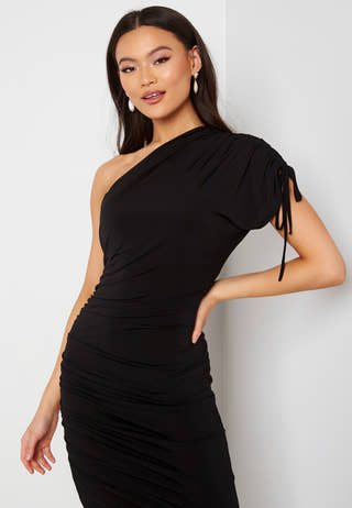 One Shoulder Asymmetric Dress