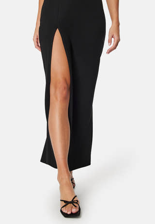 One Shoulder Bow Maxi Dress